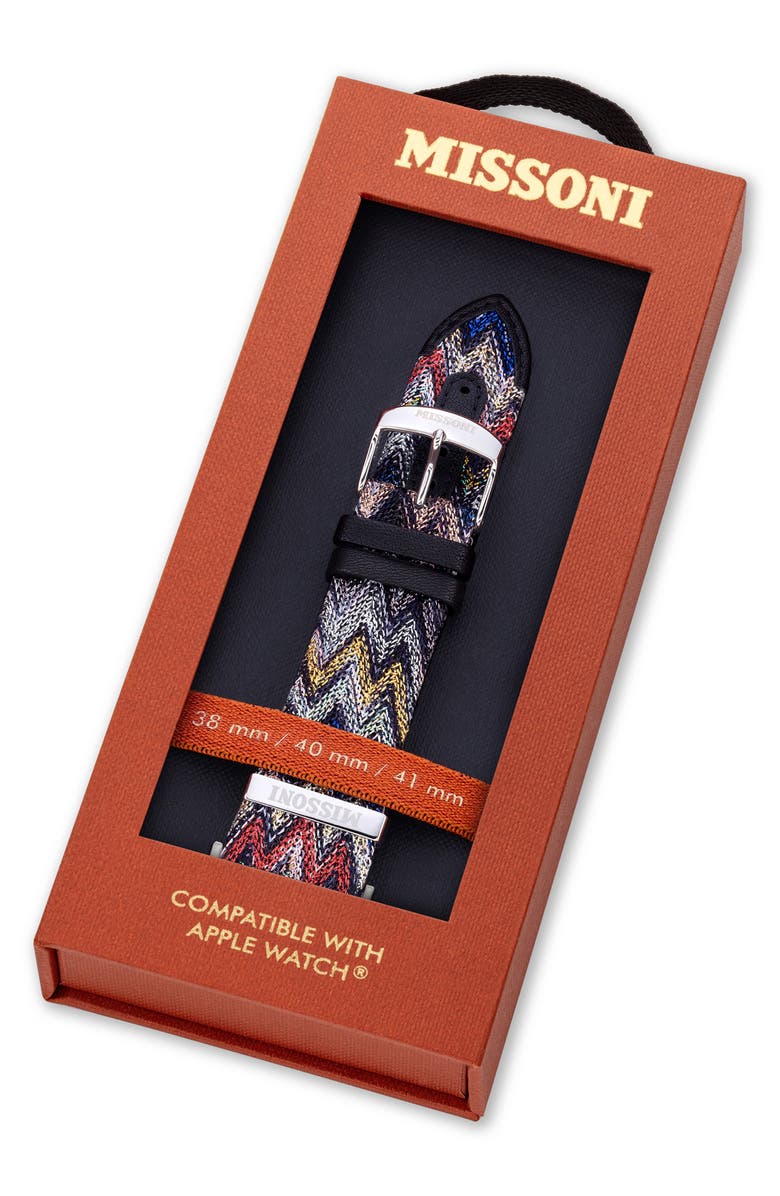 Missoni Authentic Zigzag Knit 24mm Apple Watch<sup>®</sup> Watchband, Alternate, color,