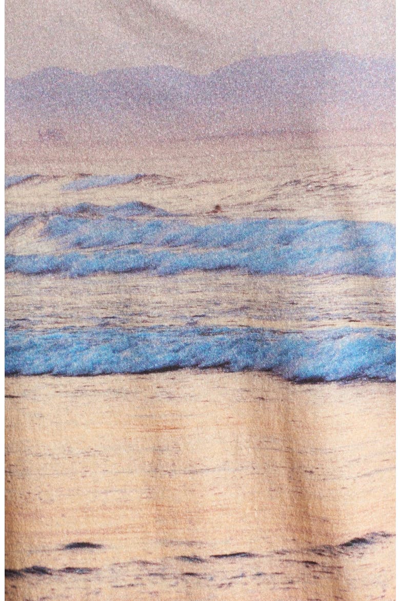 'The Muscle Tee' Surf Print Tank, Alternate, color, DAY BREAK SURF