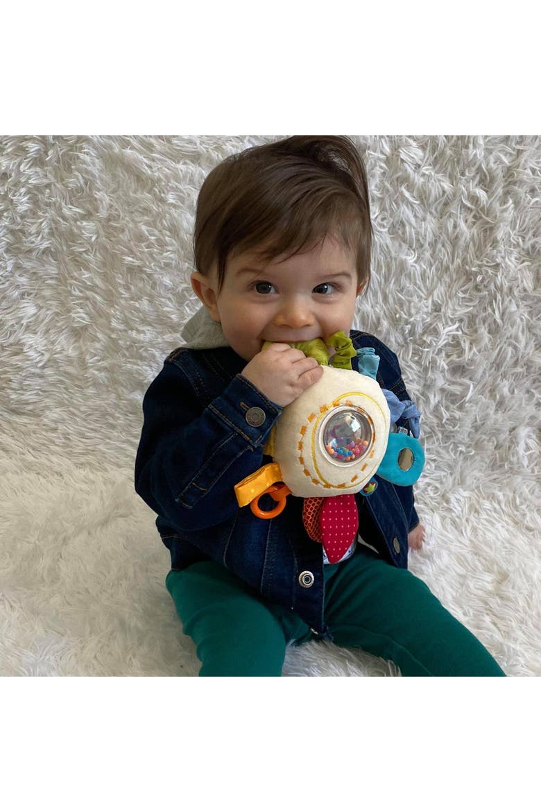 Teether Cuddly Rainbow Round Activity Toy, Alternate, color, Multi