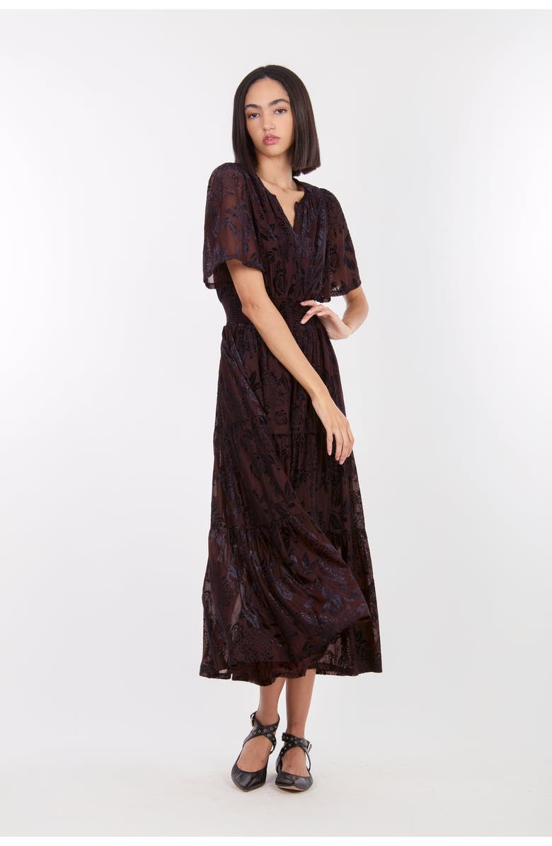 Super Natural by Secret Mission Reese Dress, Alternate, color, Brown Baroque