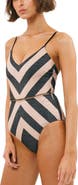 Biliblond Arava Stripes Onepiece Swimsuit