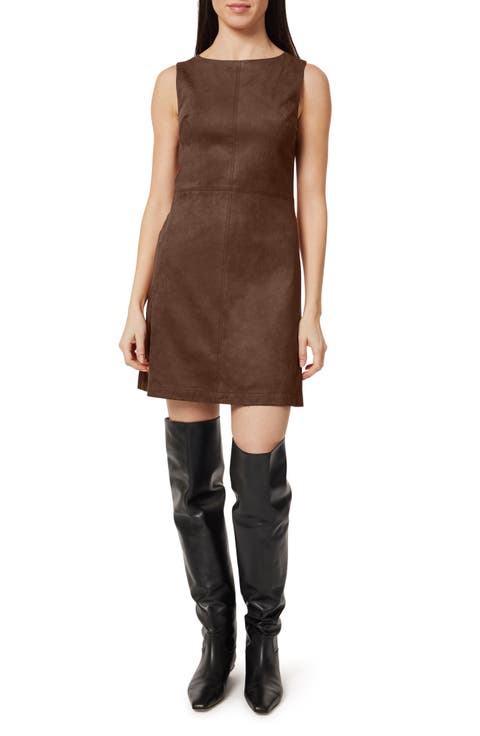 Suede Shift Dress