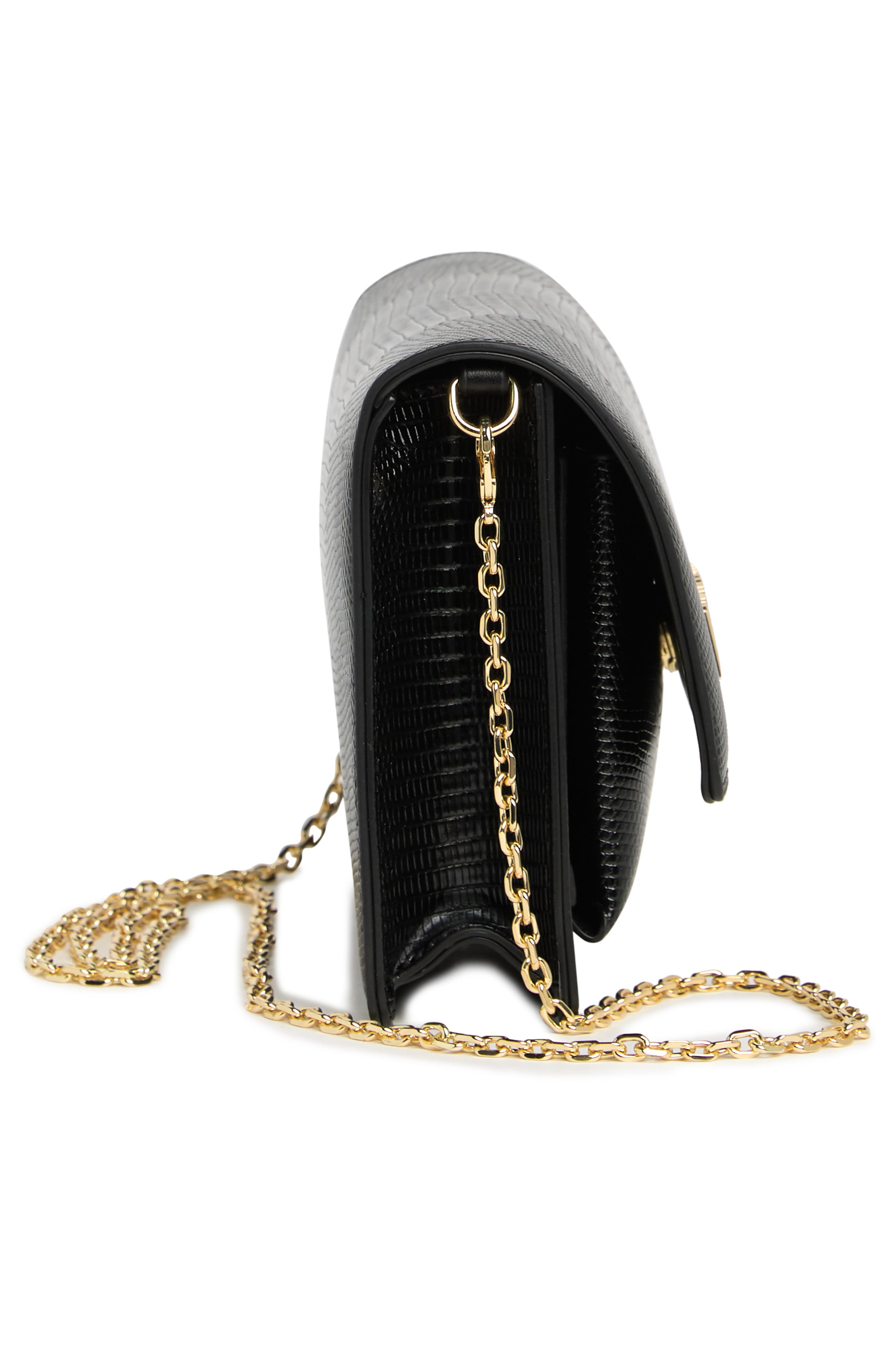Love Moschino Snake Embossed Crossbody Bag, Alternate, color, 