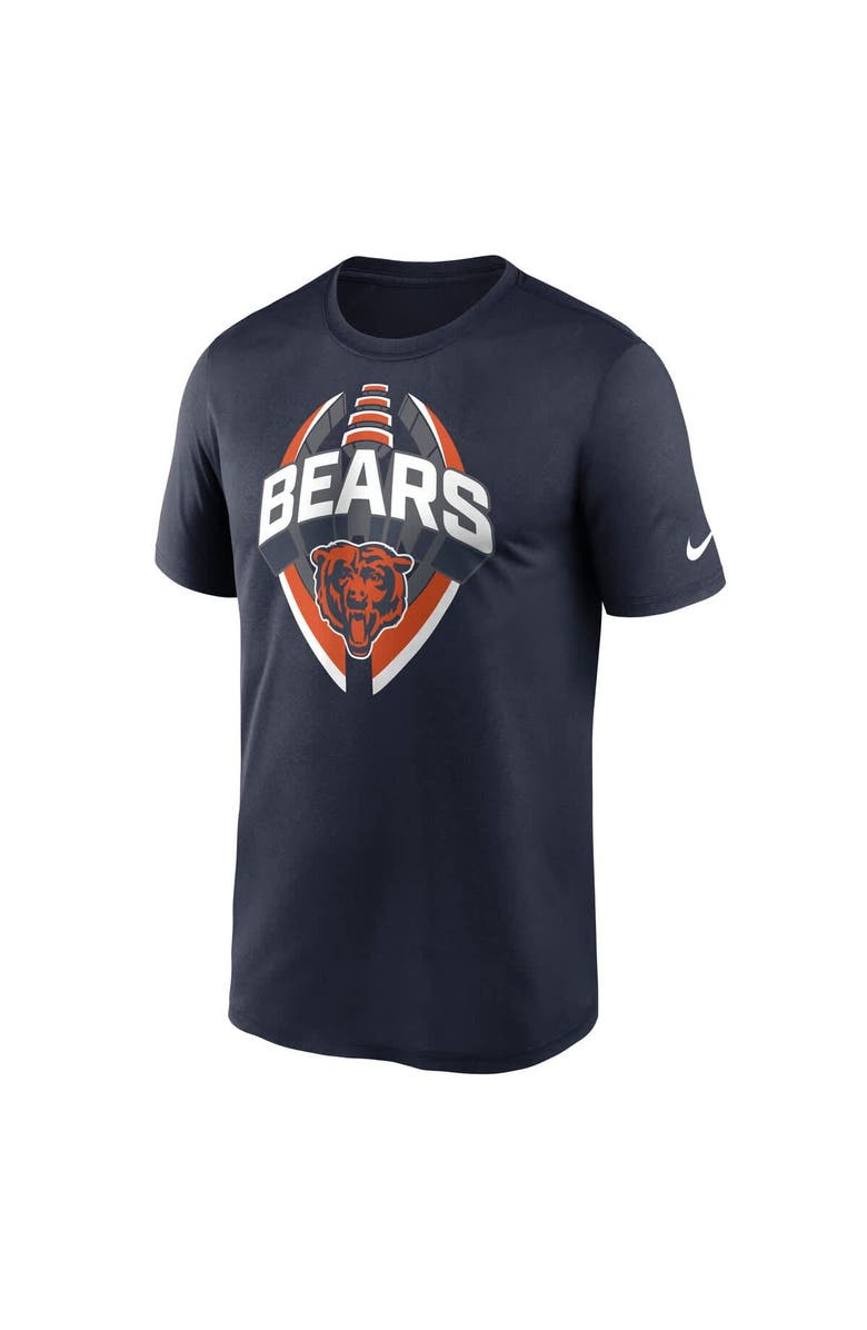 Nike Men's Nike Navy Chicago Bears Big & Tall Primetime Legend Icon Performance T-Shirt, Alternate, color, Navy
