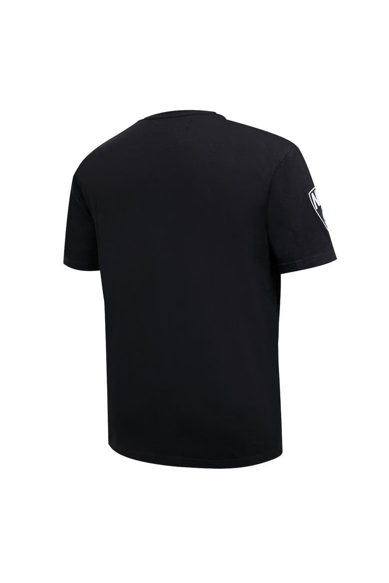 Men's Pro Standard Black Brooklyn Nets Chenille T-Shirt, Alternate, color, Black