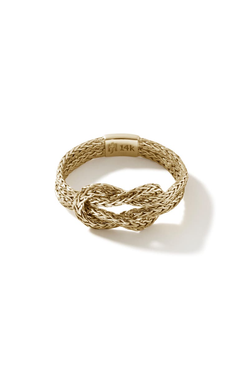 Love Knot Ring, 3.6mm, Main, color, GOLD