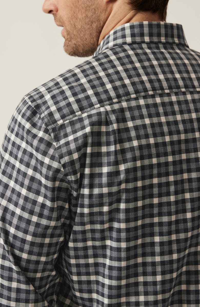 34 Heritage Gingham Stretch Cotton & Lyocell Button-Up Shirt, Alternate, color, 