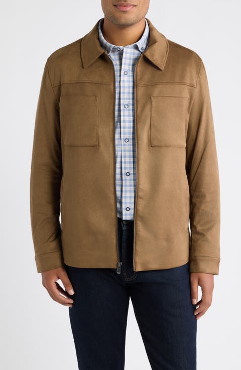 Bardwell Faux Suede Zip Jacket