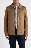 Johnston & Murphy Bardwell Faux Suede Zip Jacket