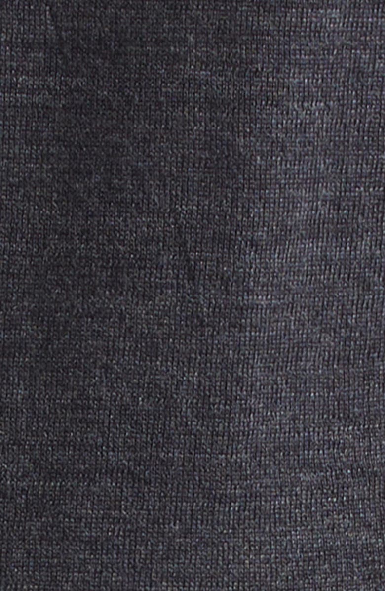 Courrèges AC Logo Merino Wool Sweater, Alternate, color, Carbon