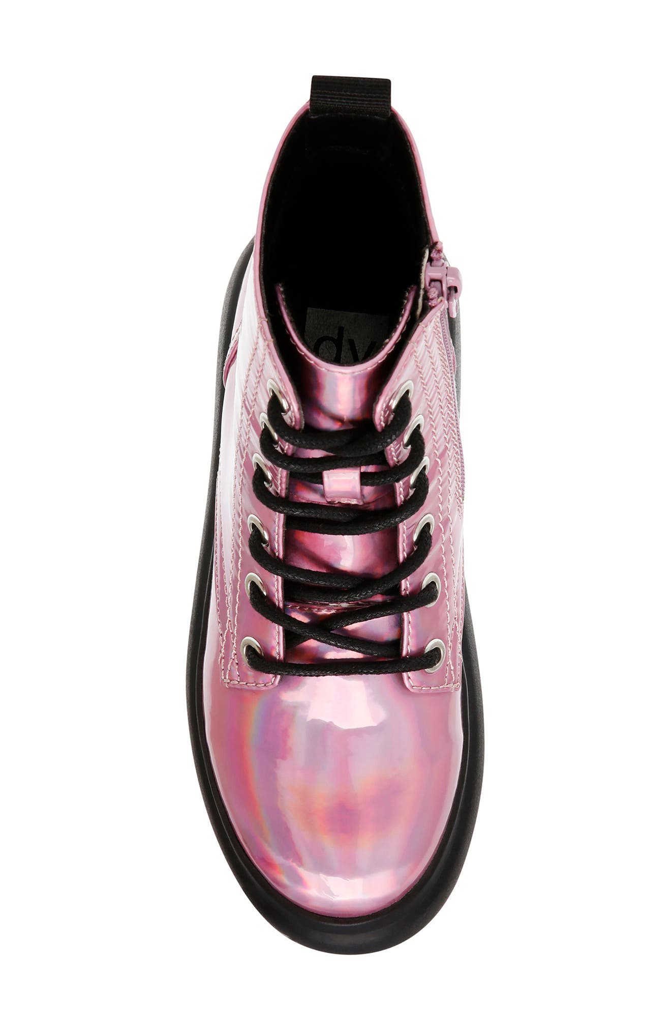 Kids' Colada Combat Boot, Alternate, color, PINK