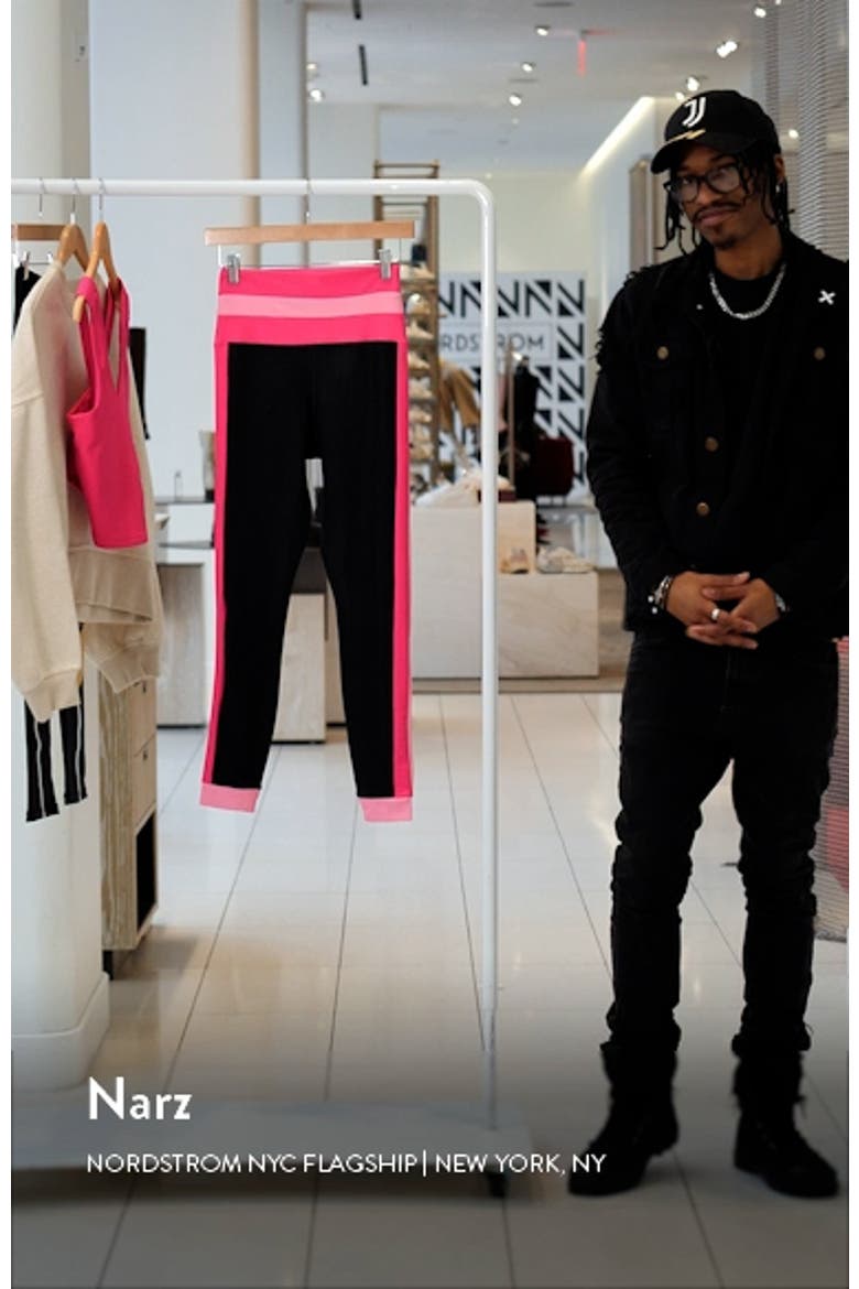 Melina Rib Colorblock High Waist Leggings video