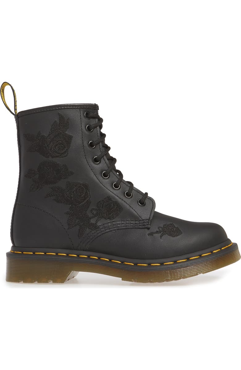 Dr. Martens 1460 Vonda Embroidered Bootie, Alternate, color,