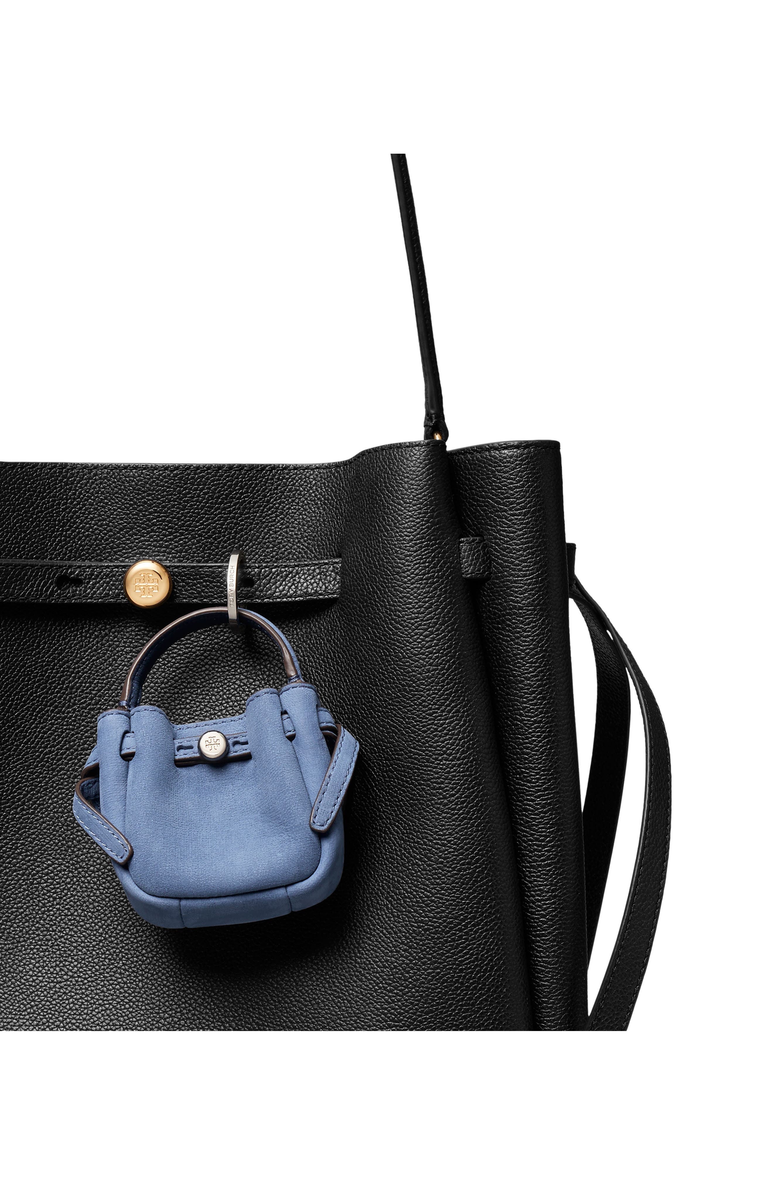 Romy Bucket Bag Charm, Alternate, color, SOFT BLUE