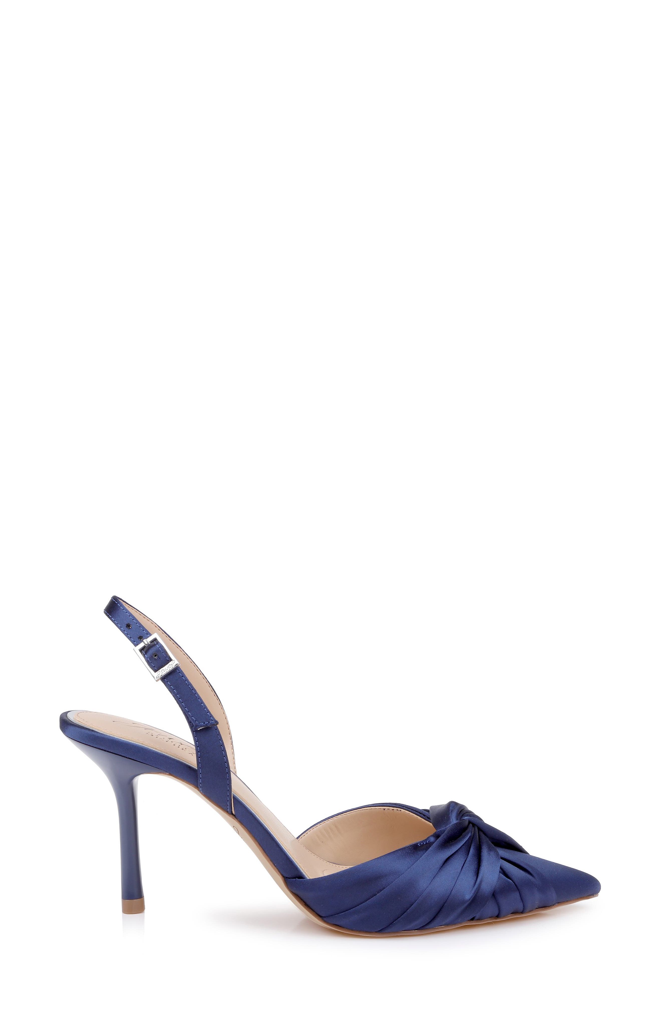 Zariel Slingback Pump, Alternate, color, NAVY SATIN