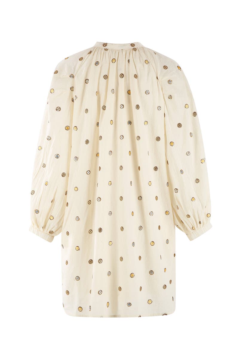 The Shirt by Rochelle Behrens The Minka Dress, Alternate, color, Cream Metallic
