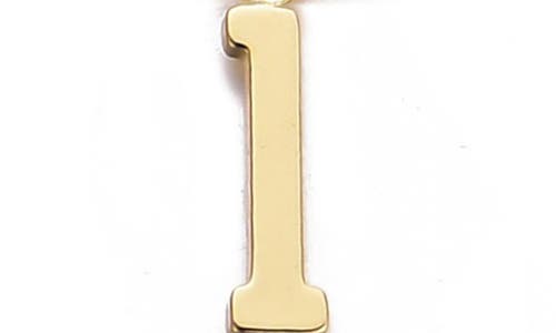 Adornia 14k Gold Plated Tennis Bracelet With Initial Charm In Gray