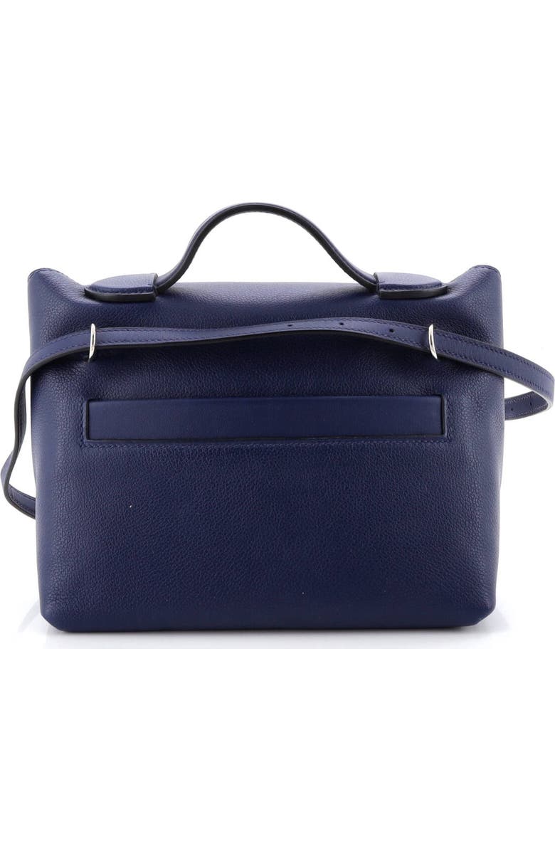 Pre-Owned Hermes 24/24 Bag Evercolor with Swift 21, Alternate, color, Bleu Saphir