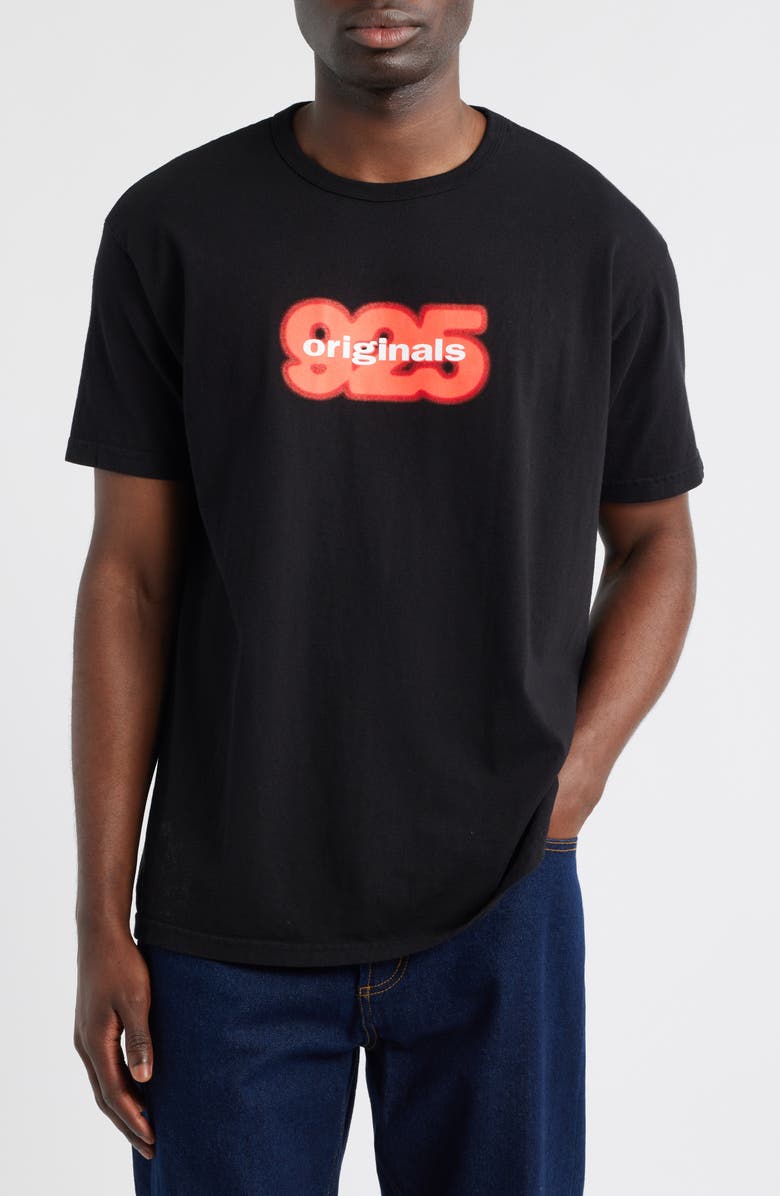 925 Originals Genesis Cotton Graphic T-Shirt, Main, color, Black