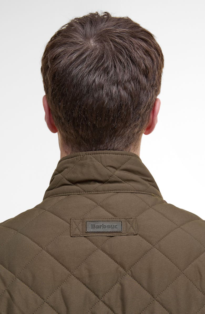 Barbour Shoveler Quilted Jacket, Alternate, color, Dark Olive