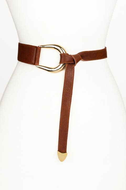 Sheila Knot Leather Belt