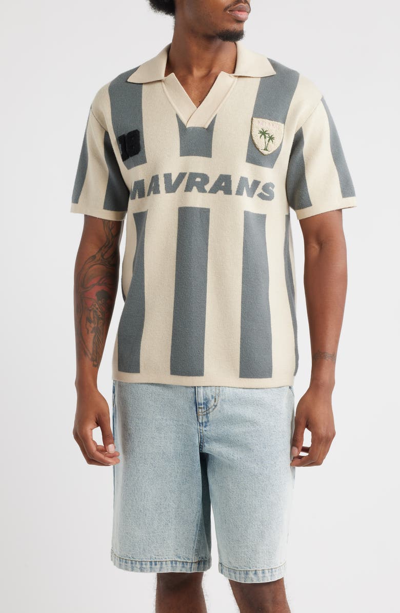 MAVRANS Stripe Knit Soccer Jersey, Main, color,