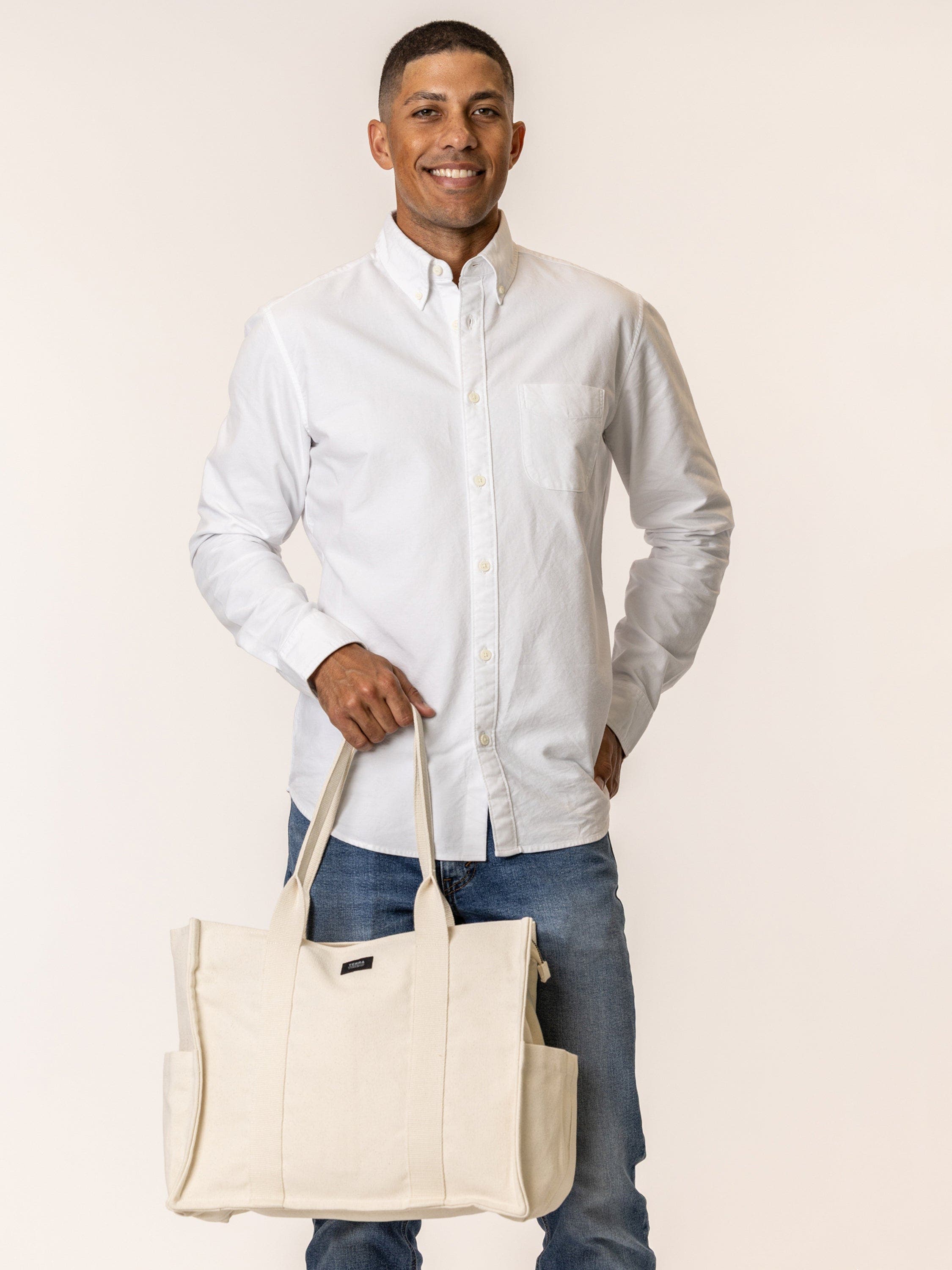 Organic Cotton Everyday Canvas Tote, Alternate, color, Natural