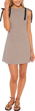 Petal & Pup Lyric Minidress with Tie Straps
