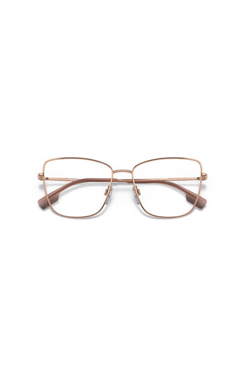 Burberry 53mm Cat Eye Optical Glasses In Pink