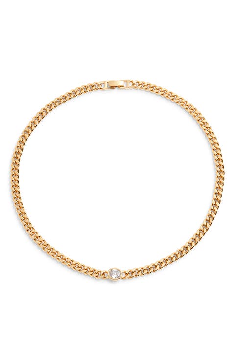 Nicolette Curb Chain Necklace