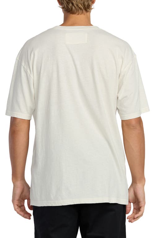 Billabong The Label Garage Cotton & Hemp Graphic T-shirt In White