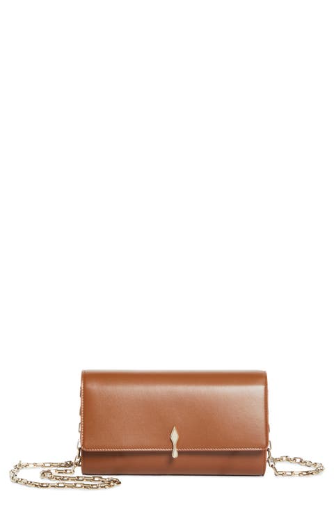 Bettina Leather Wallet on a Chain