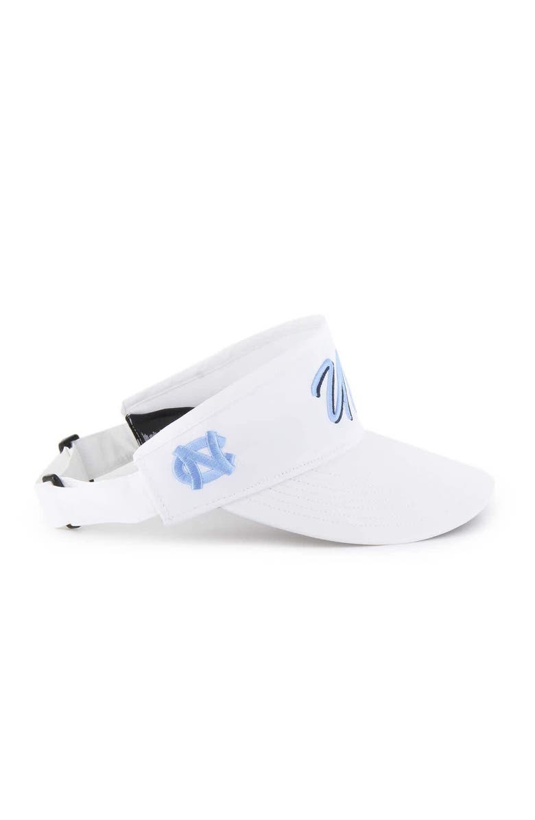 '47 Men's '47 White North Carolina Tar Heels Melbourne brrr° Adjustable Visor, Alternate, color, 