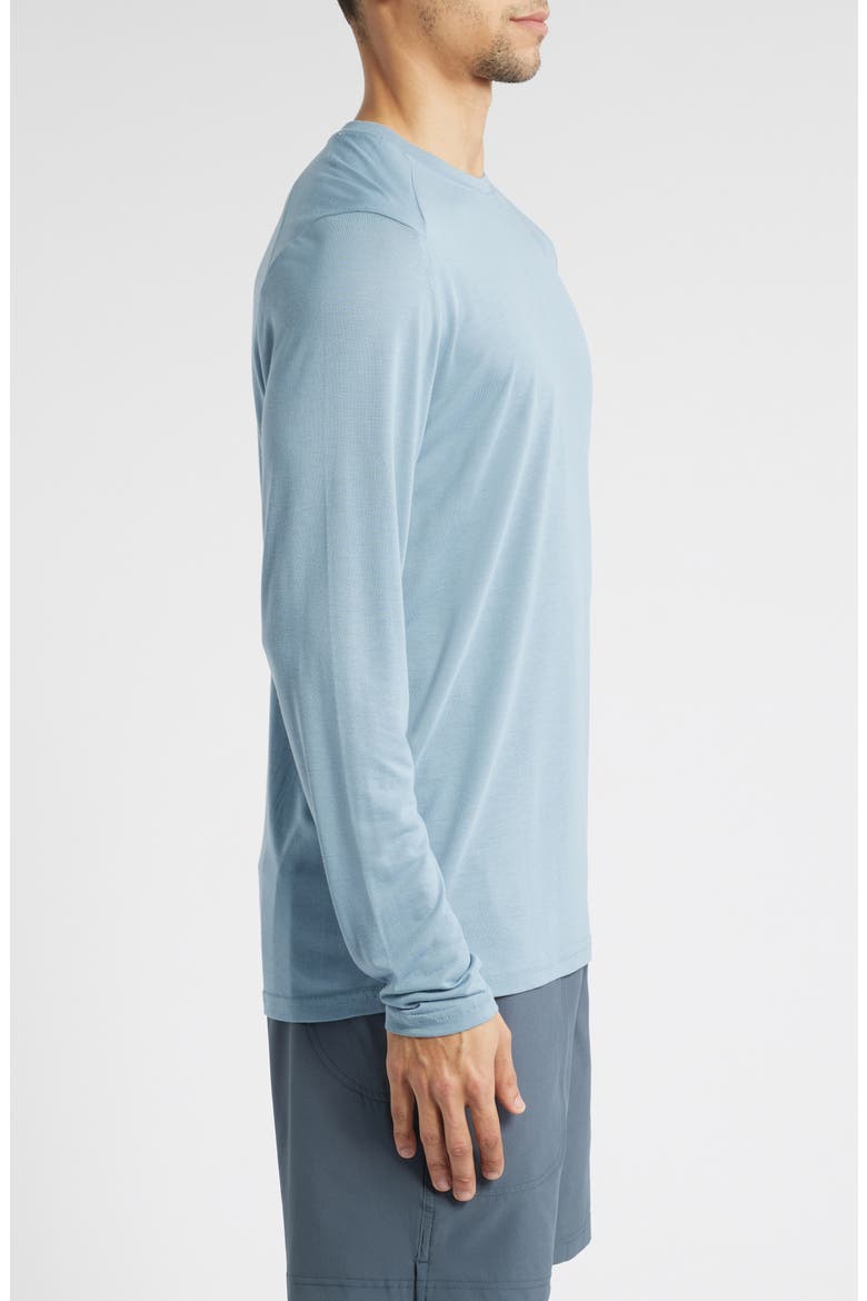 Lightweight UPF 20+ Long Sleeve T-Shirt, Alternate, color, BLUE FOG