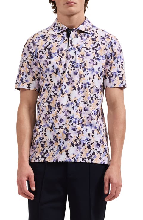 Hendrix Floral Pima Cotton Polo
