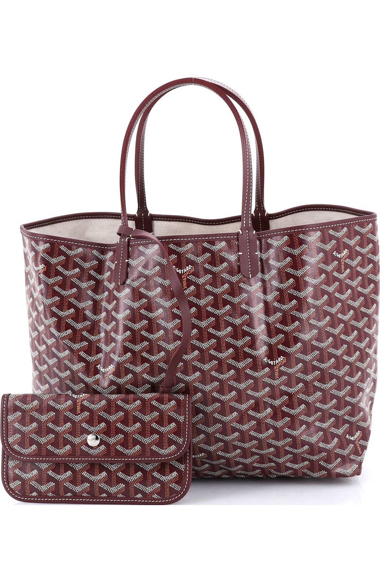Pre-Owned Goyard Saint Louis Tote Coated Canvas PM, Alternate, color, Red
