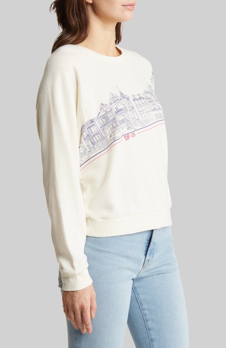 Marine Layer Cotton Graphic Sweatshirt, Alternate, color,