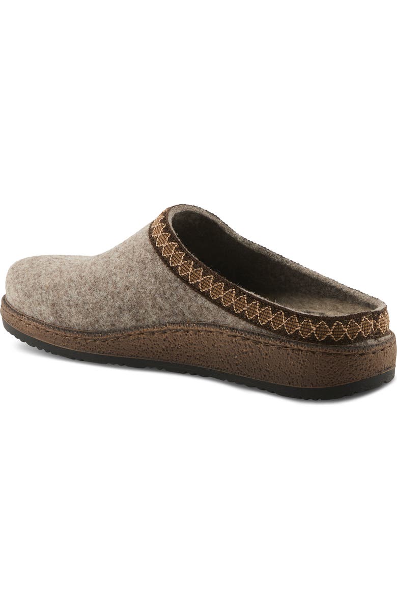 Flexus by Spring Step Snuggee Wool Clog, Alternate, color, Light Brown