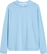 Peter Millar Pine Sugar Stripe Performance Hoodie