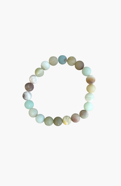 Humanist Beauty Crystal Healing Beaded Bracelet in Amazonite  product