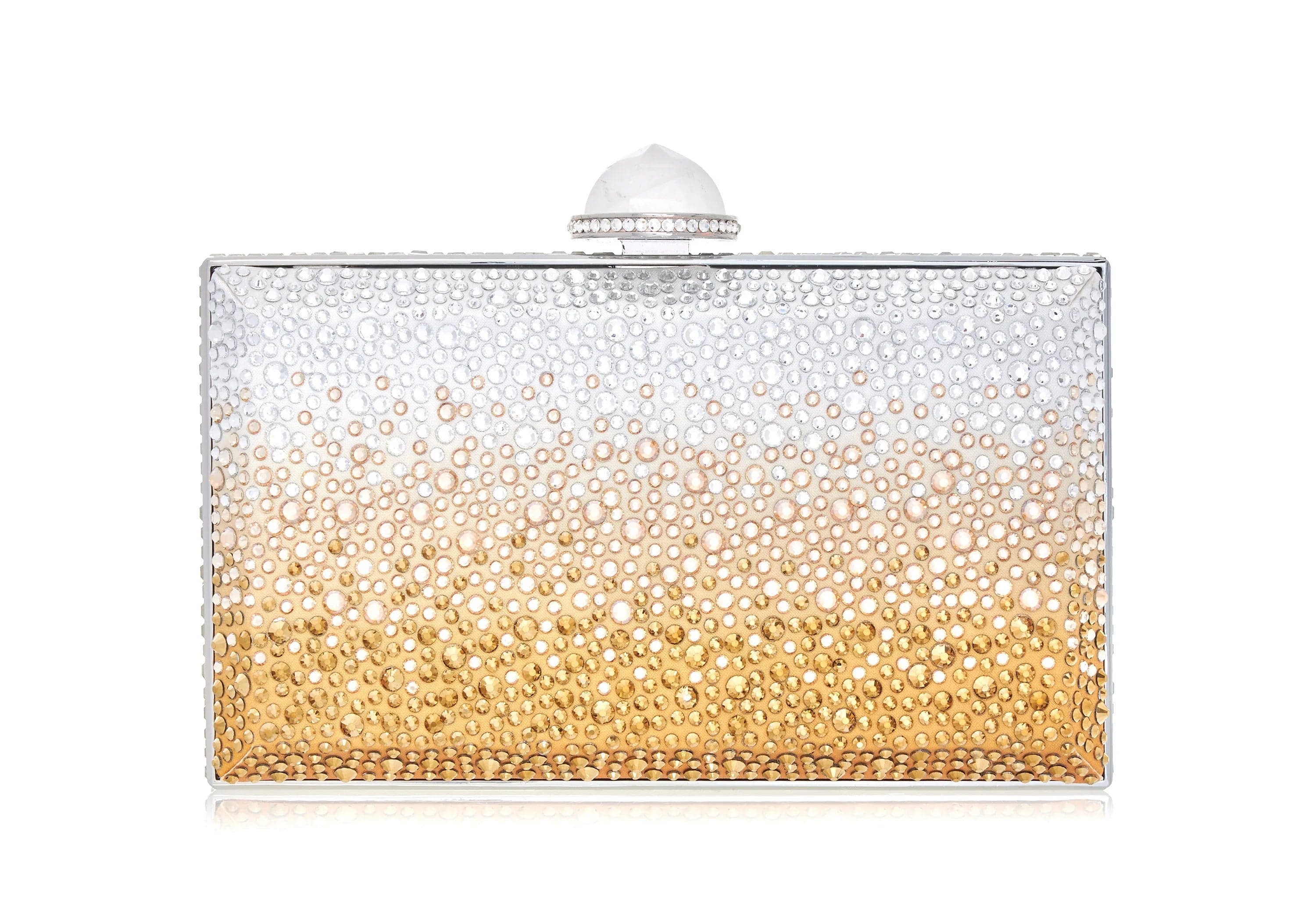 Skylar Gradient Clutch, Main, color, Silver Golden
