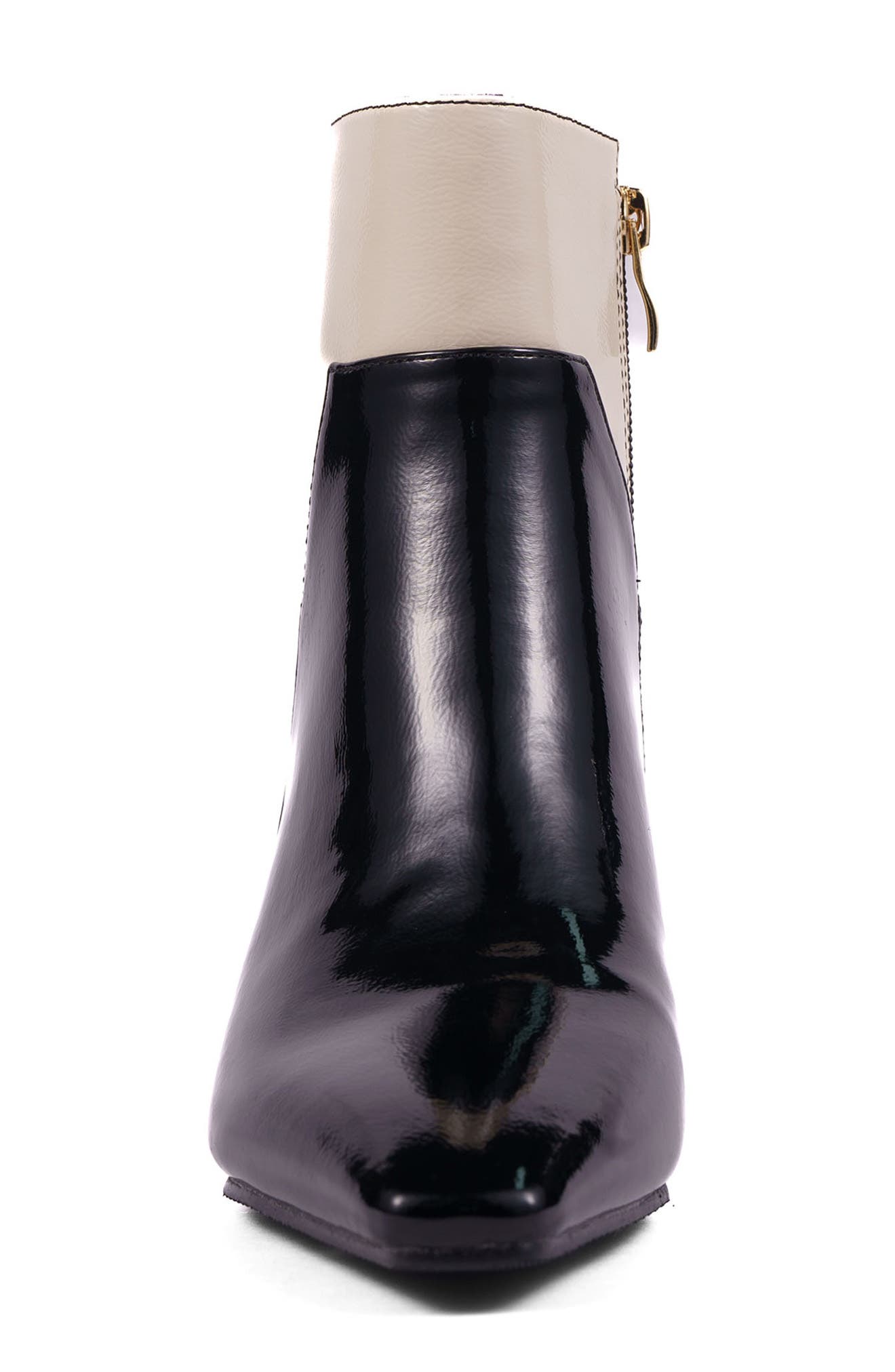 Rudy Faux Leather Pointed Toe Bootie, Alternate, color, BLACK MULTI
