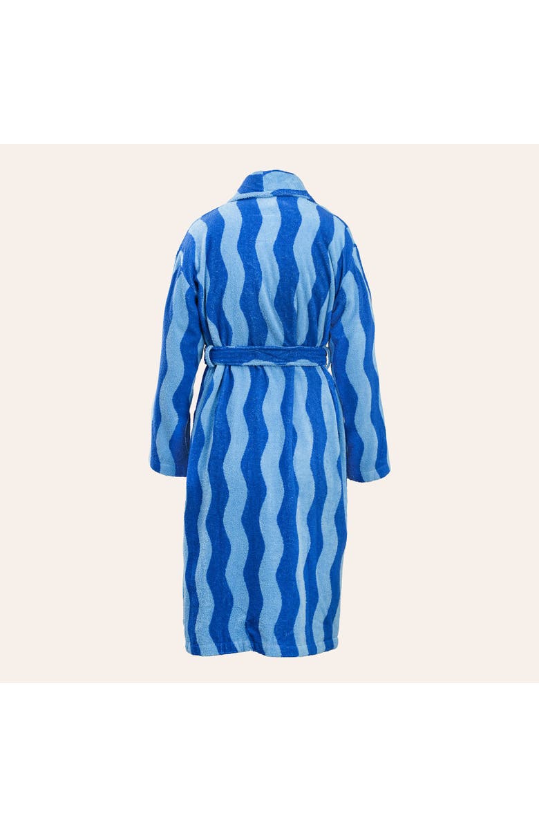 Zsa Zsa Zsu Tabea Cotton Bathrobe, Alternate, color, Blue