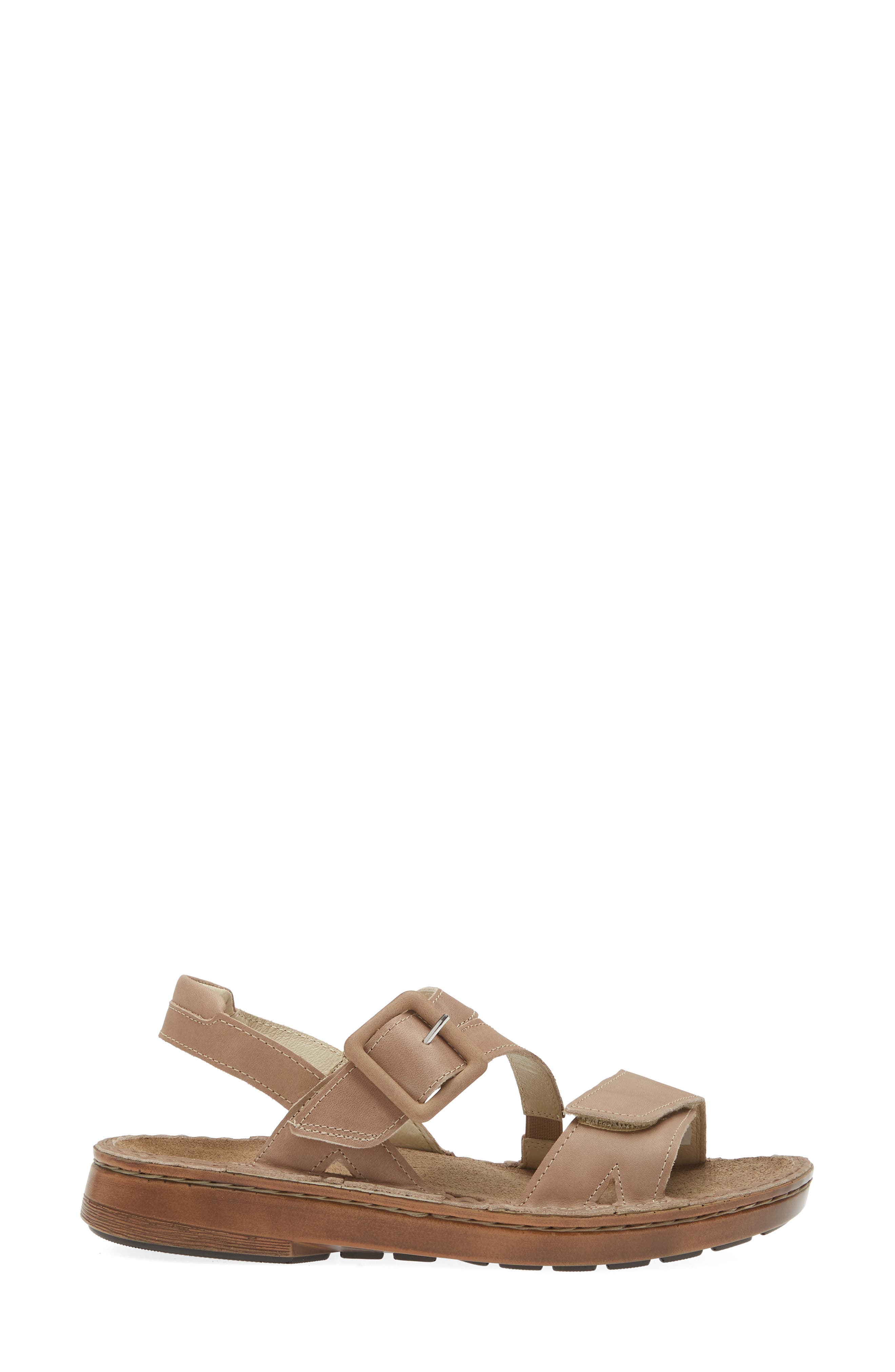 Castelo Sandal, Alternate, color, KHAKI BEIGE LEATHER