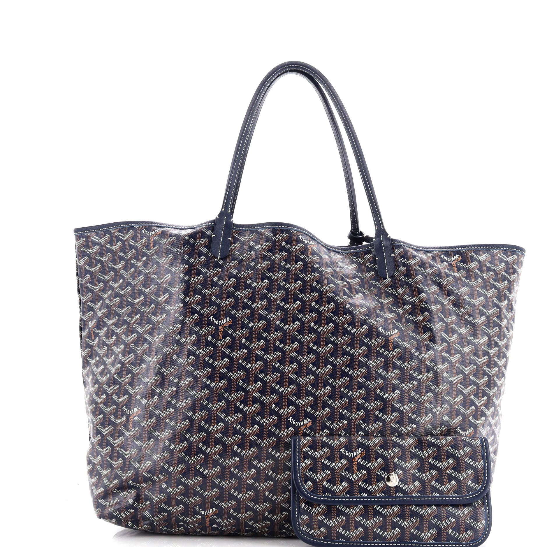 Pre-Owned Goyard Saint Louis Tote Coated Canvas GM, Alternate, color, 