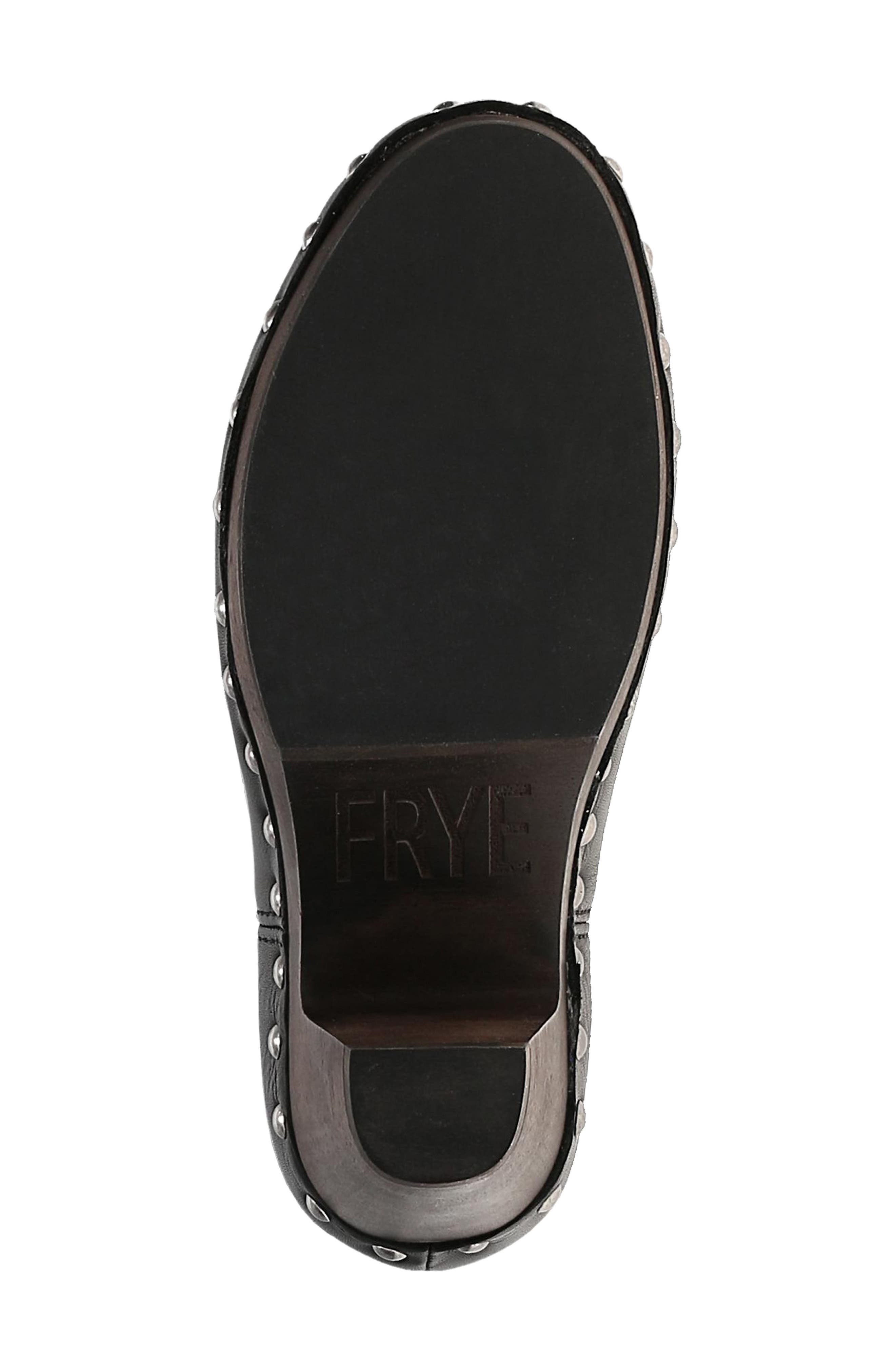 Cindy Pull On Leather Boot, Alternate, color, BLACK
