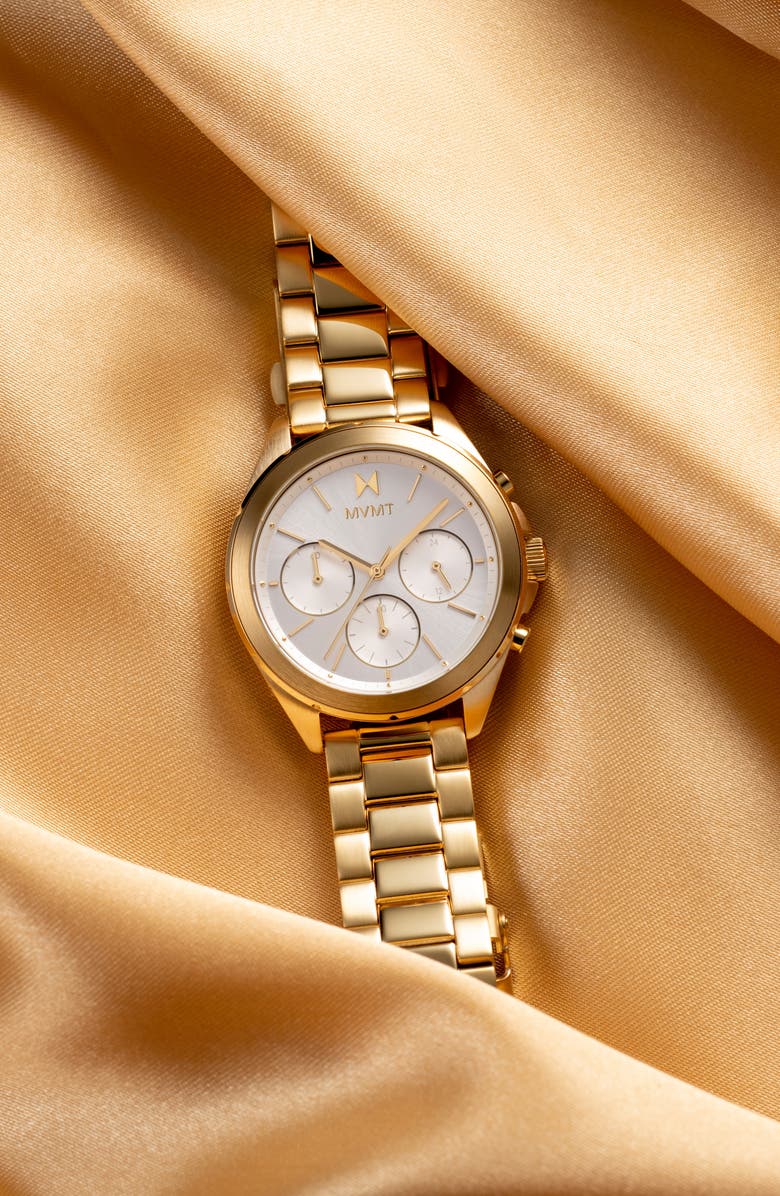 MVMT WATCHES MVMT Getaway Chronograph Bracelet Watch, 38mm, Alternate, color, 