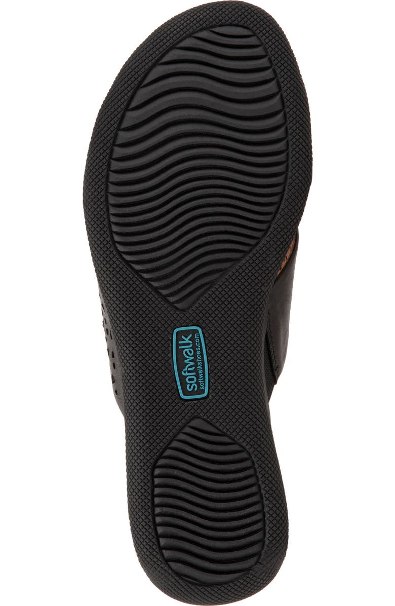 SoftWalk<sup>®</sup> Tillman Leather Cross Strap Slide Sandal, Alternate, color,