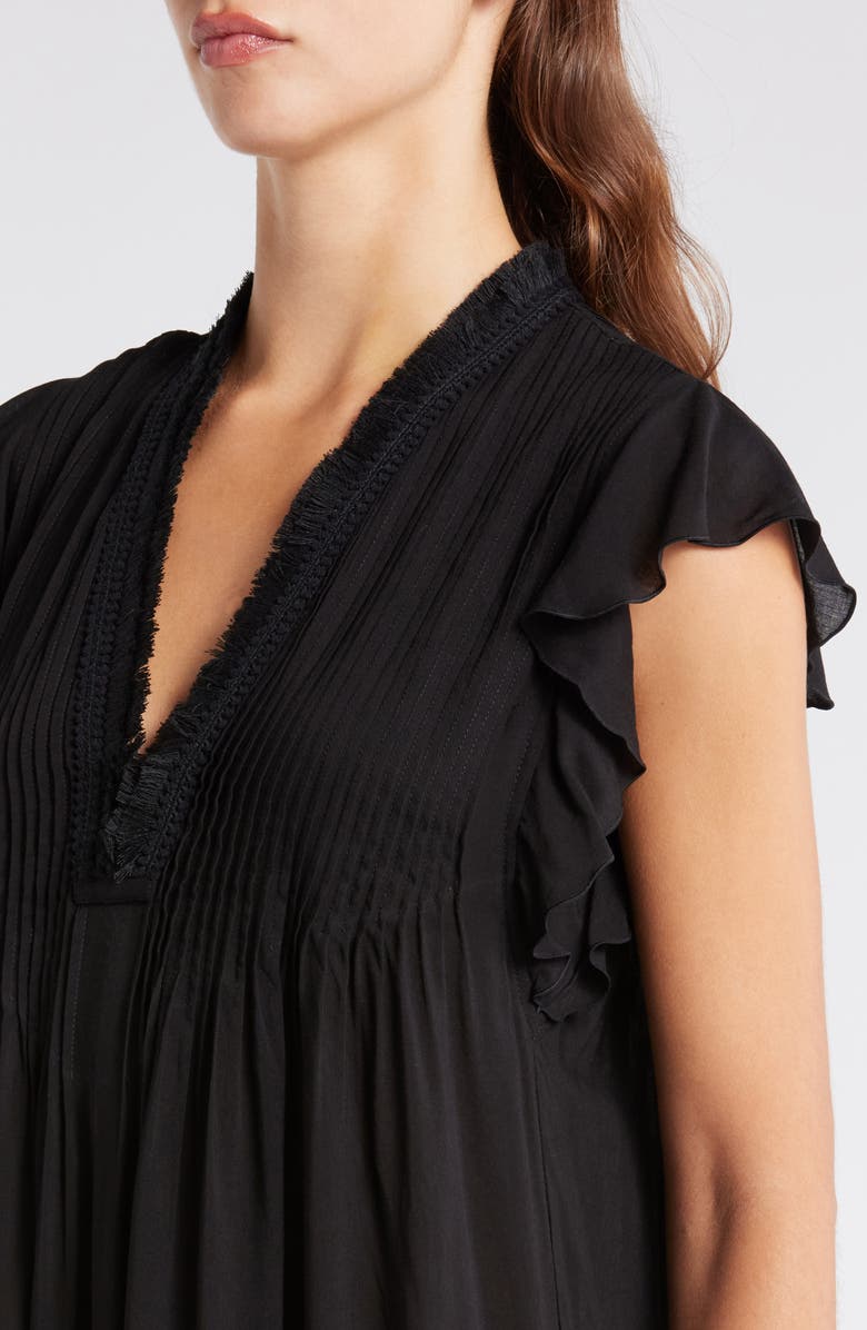 Poupette St Barth Sasha Cover-Up Minidress, Alternate, color,