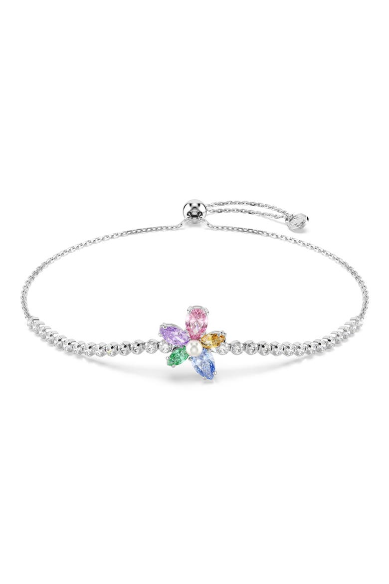 x Ariana Grande Multicolor Crystal Bracelet, Main, color, SILVER/ MULTI